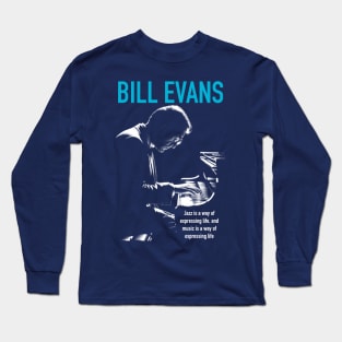 Bill Evans silhouette Long Sleeve T-Shirt